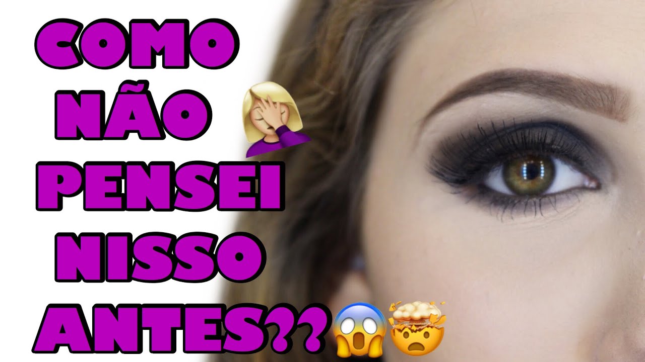 O JEITO MAIS FÁCIL DO MUNDO FAZER UM ESFUMADO PRETO