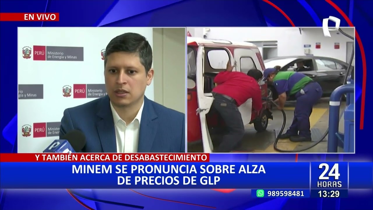Minem: Precio y abastecimiento del GLP se regularizarán en 2 semanas