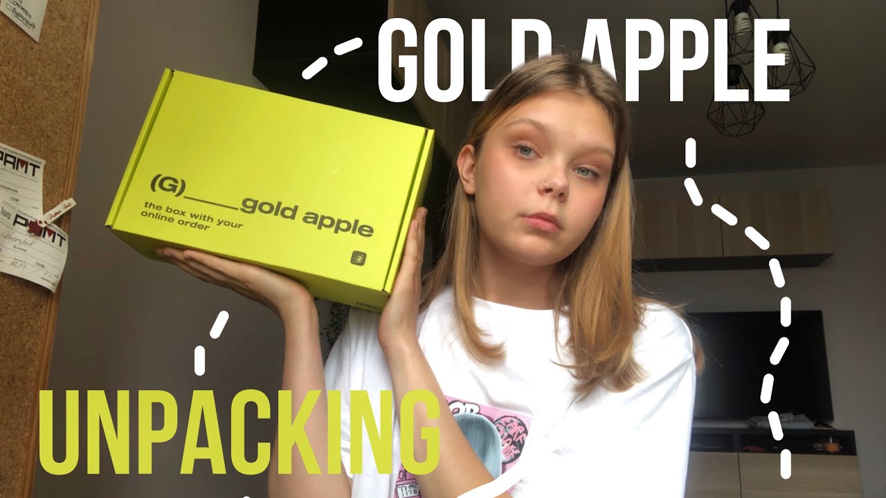 Распаковка с золотого яблока // gold apple unpacking 🍏