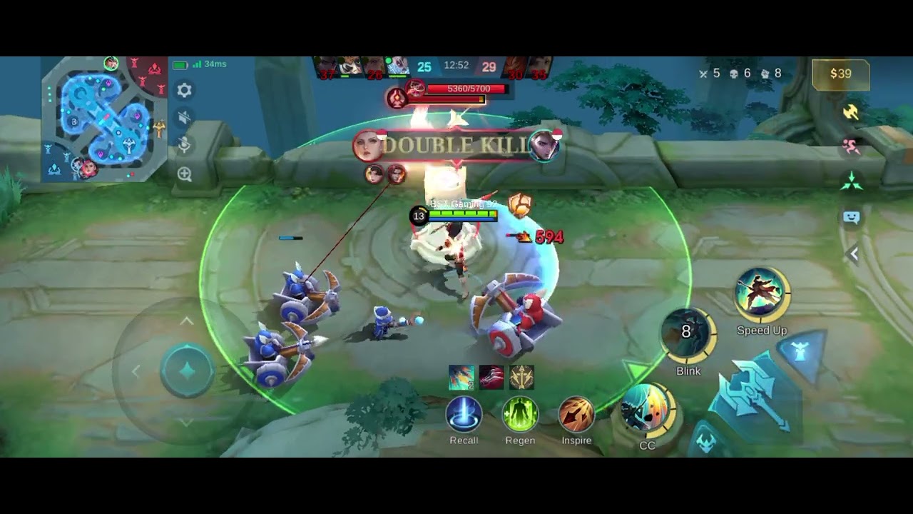 Zilong ku mengejar Bane Lunox terbirit-birit 😁