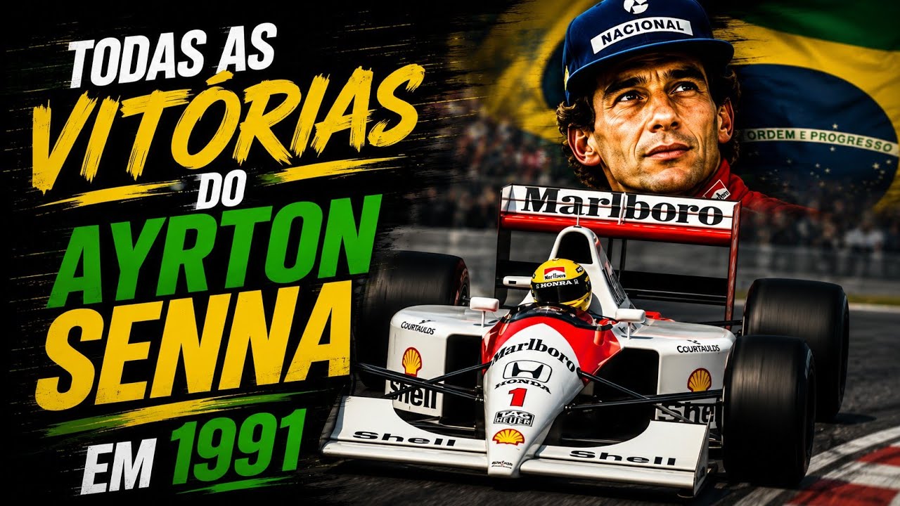 Todas as vitórias do Senna em 1991 #rfactorf1 #mclarenf1 