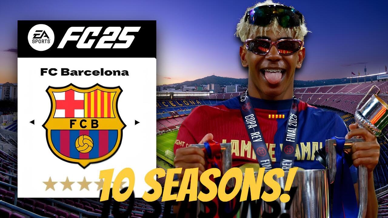 🔥&Eacute;n lettem a Barcelona EDZŐJE 10 SZEZONON kereszt&uuml;l! ⚽ (1.r&eacute;sz - FC 25)