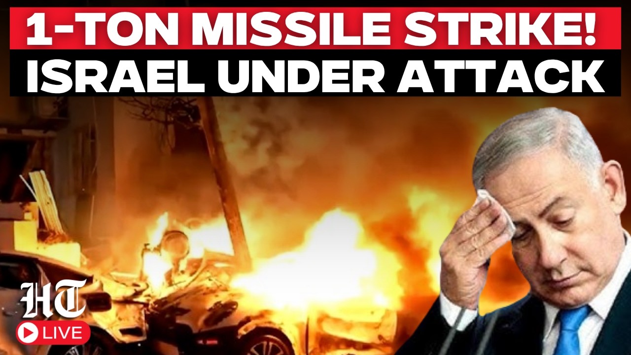 Iran Israel War LIVE | 1-Ton Missile Hits Bibi&rsquo;s Fortress Hit | Massive Blast Rocks Israel |Mojataba