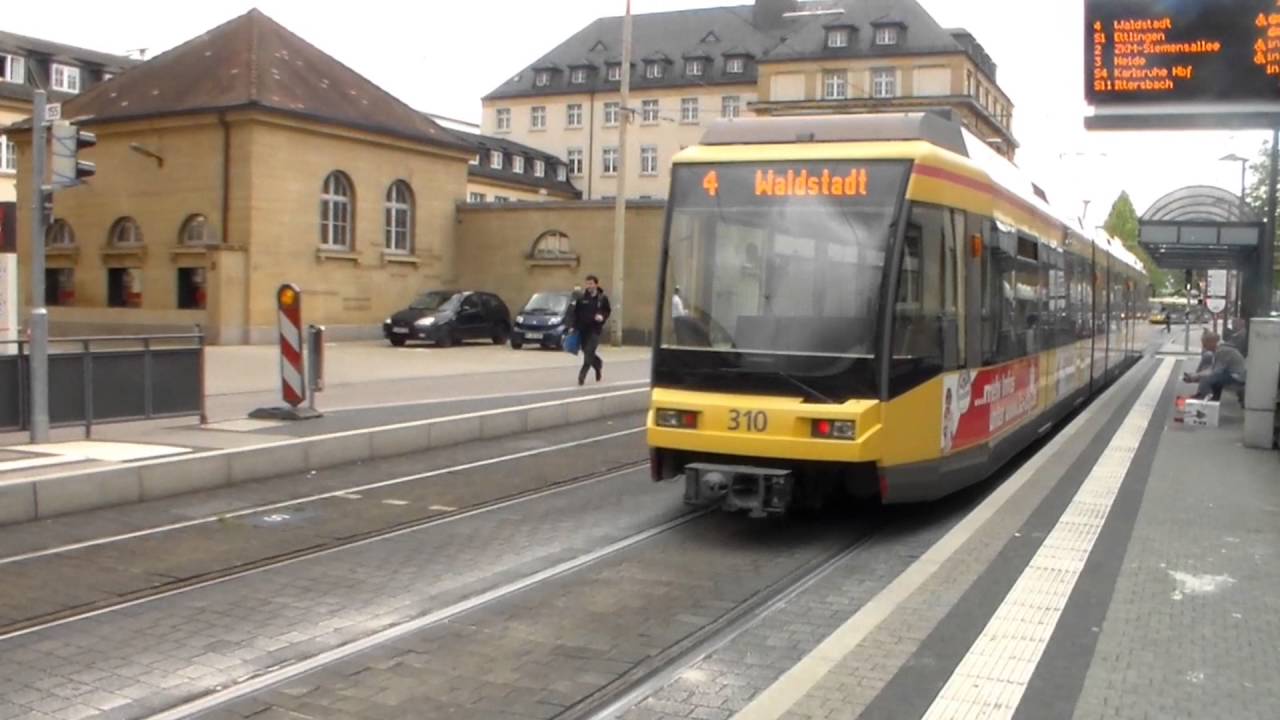 Straßenbahnen in Karlsruhe (04.06.2016)