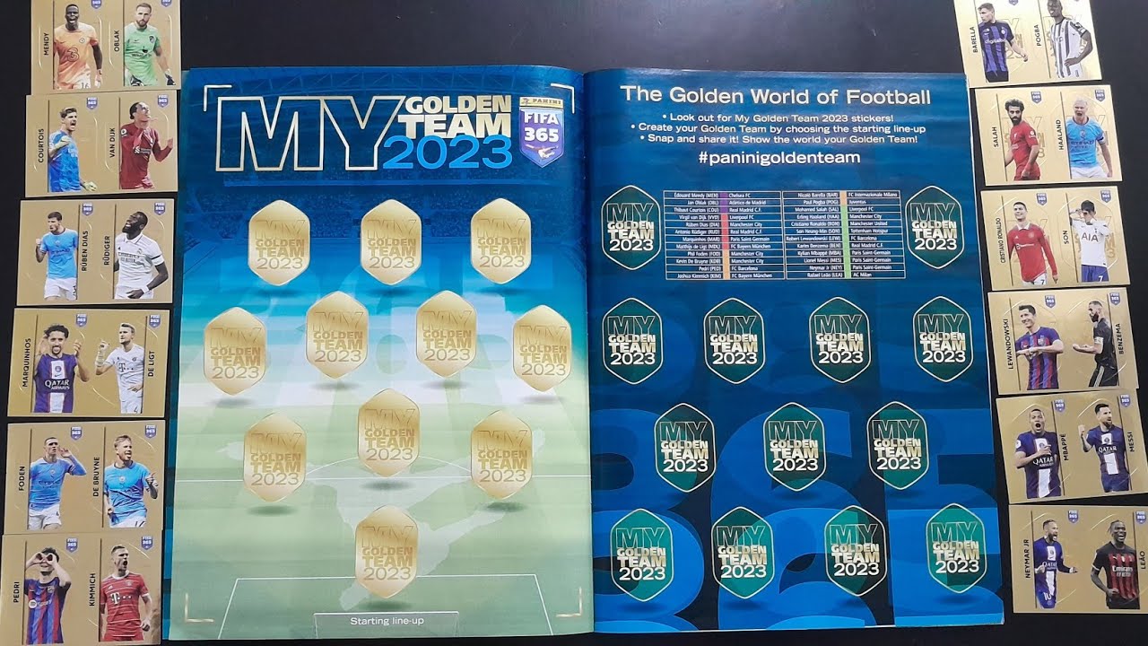 PANINI FIFA 365 2023 GOLDEN TEAM!! BIRAMO NAJBOLJIH 11 U TEKUĆOJ SEZONI