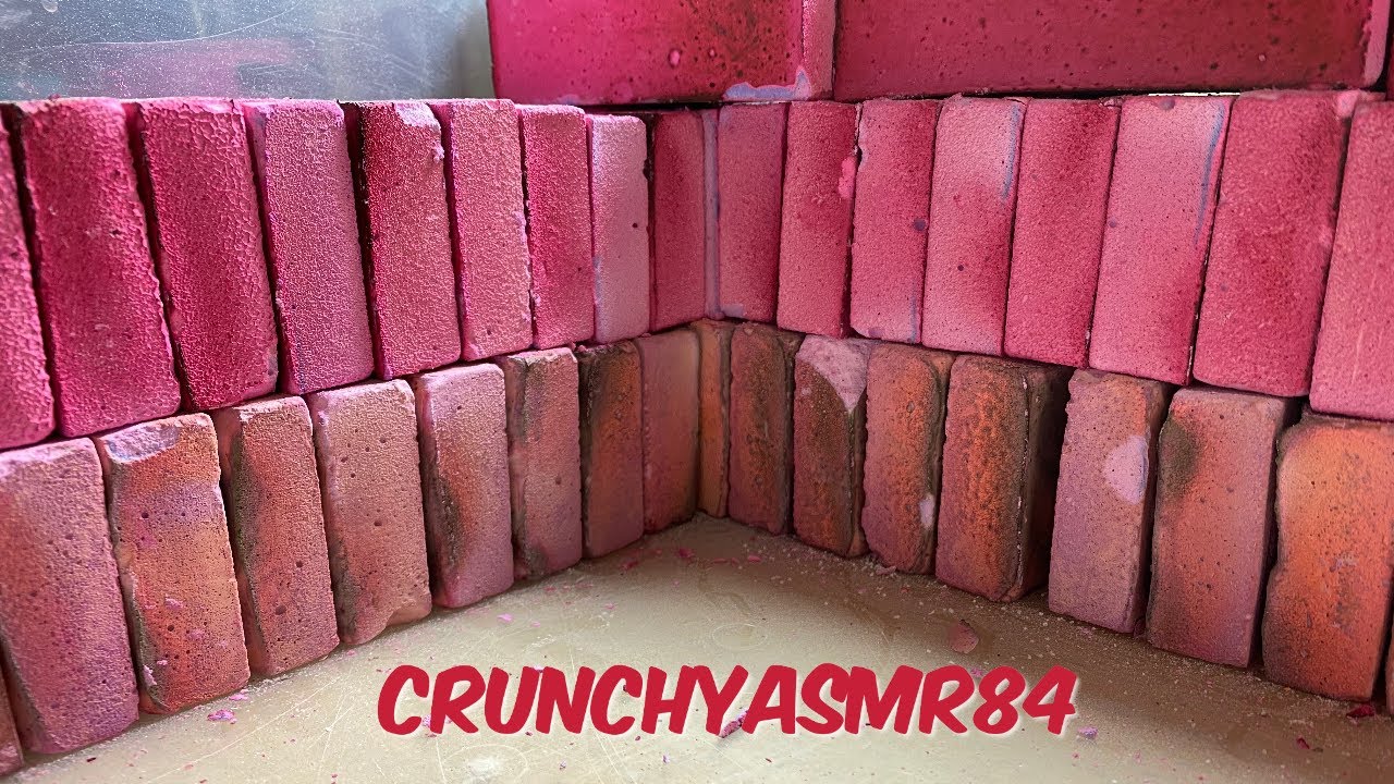 Pink Gym Chalk Bars | Sleep Aid | Oddly Satisfying | ASMR