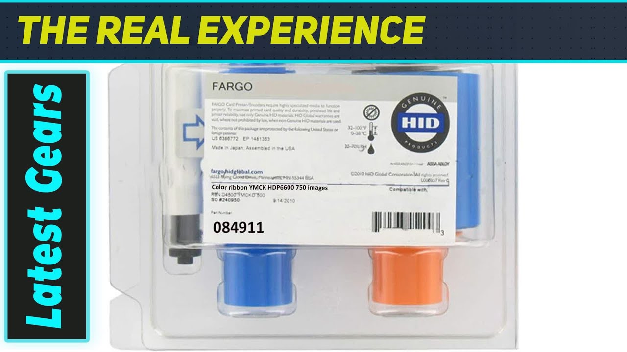 Card Imaging Fargo YMCK Color Ribbon for HDP6600: The Ultimate Print Quality