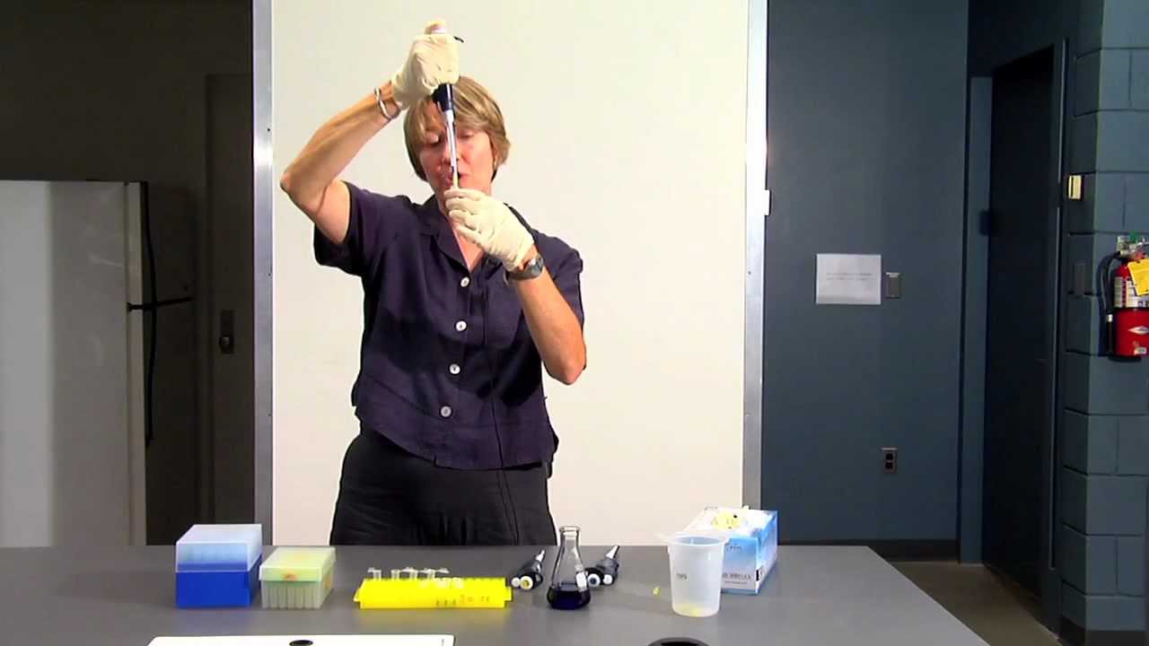 Micropipette technique demo