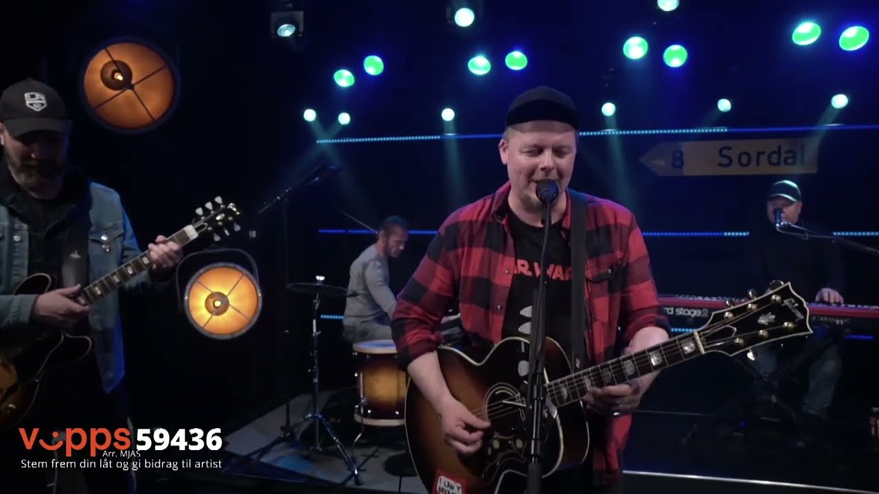 Sordal with band Live in Stage Event AS studio / From &Oslash;nskestr&oslash;mmen 2020