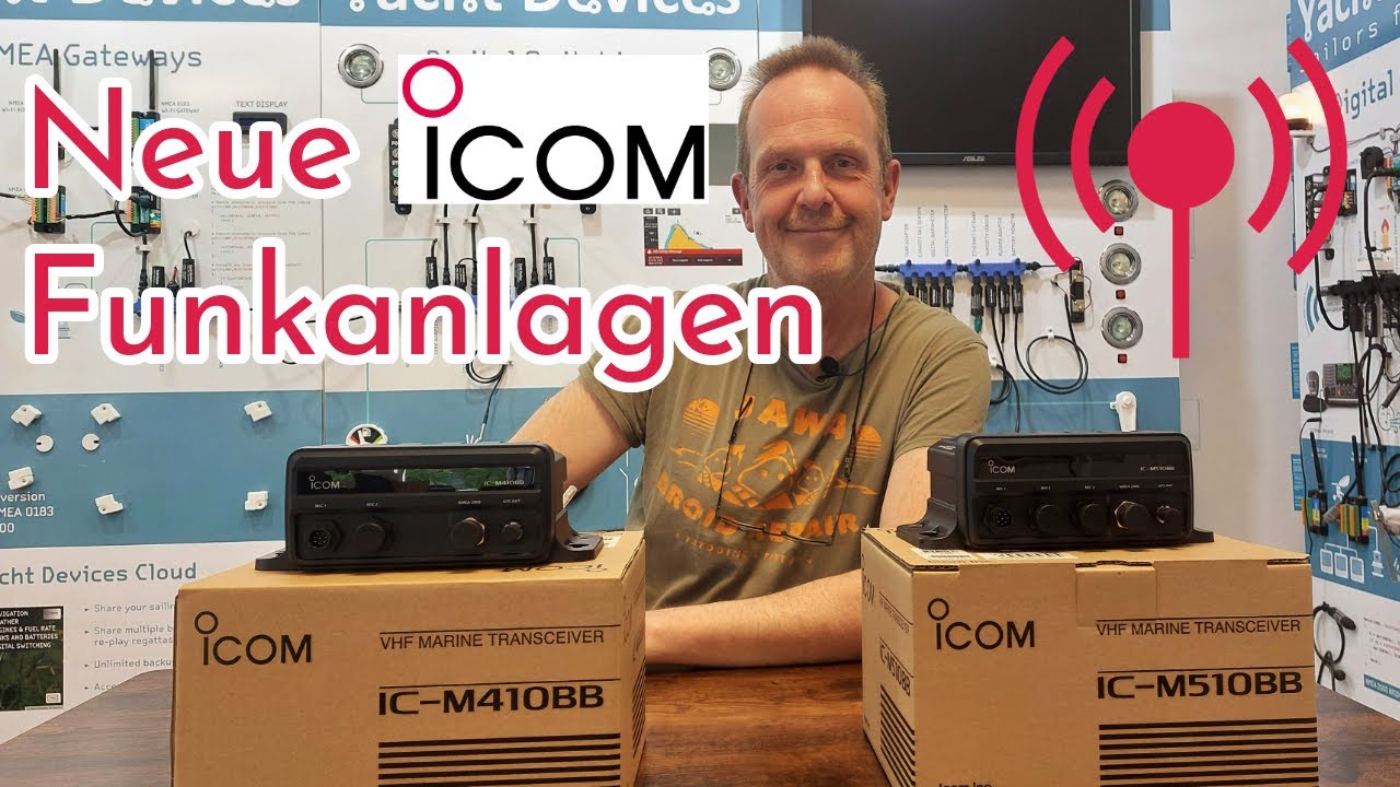 ⬛ Neue Blackbox Funkanlagen von ICOM f&uuml;r mehrere Handbedienteile gleichzeitig | von Busse Yachtshop