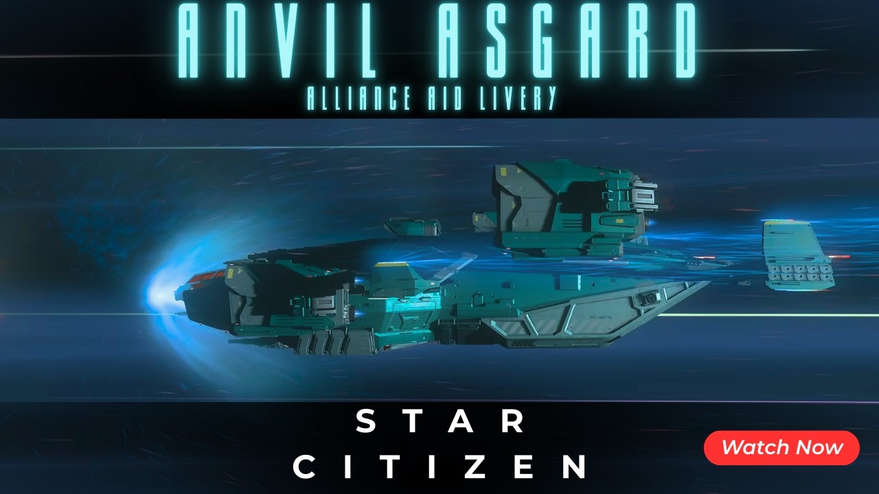 Star Citizen 4.6 AA Rewards | Anvil Asgard Livery Showcase