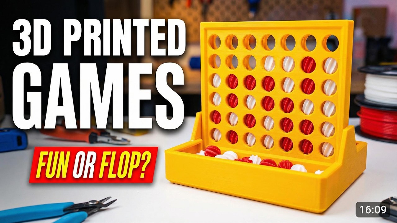3D Printed Games – Are They Actually Fun?