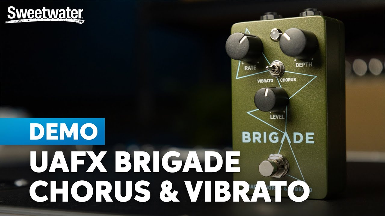 UAFX Brigade: A Dynamic Dyad of Iconic Chorus & Vaunted Vibrato
