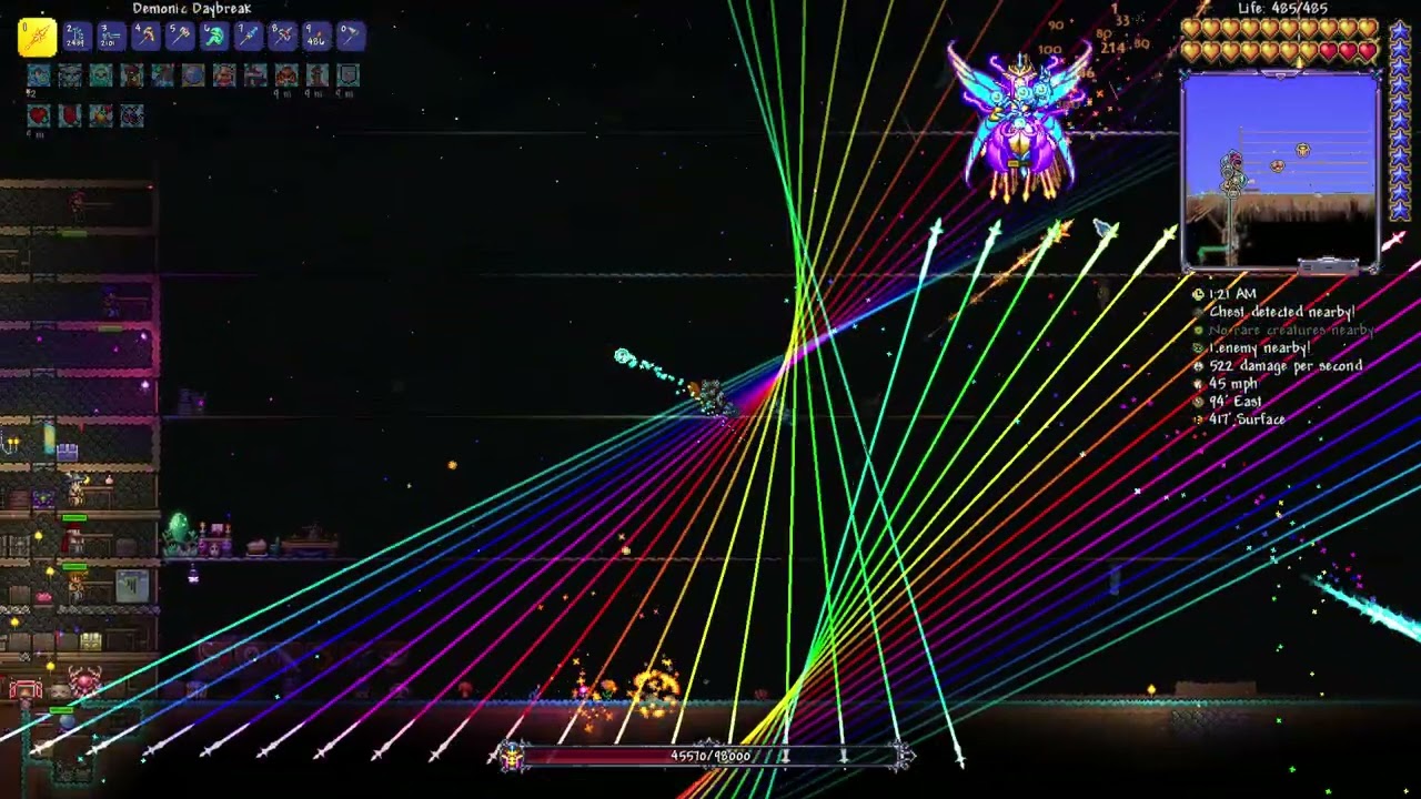 Terraria 1.4.5.5 - Empress of Light Fight (Expert Mode)