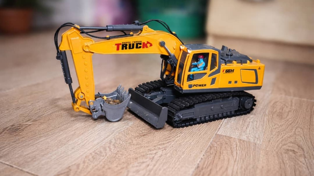 Spray excavator 2‼️Truck Alloy engine vehicle sound moving around