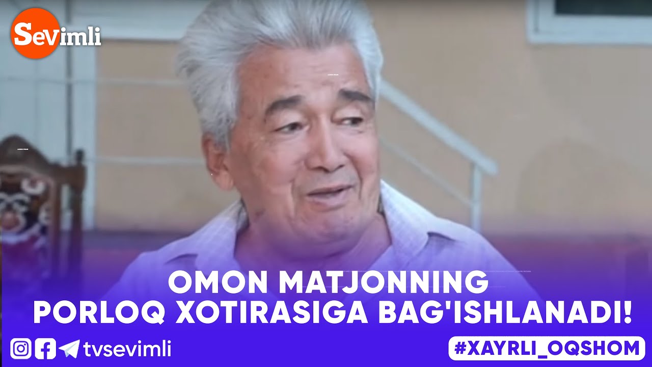 OMON MATJONNING PORLOQ XOTIRASIGA BAG'ISHLANADI!