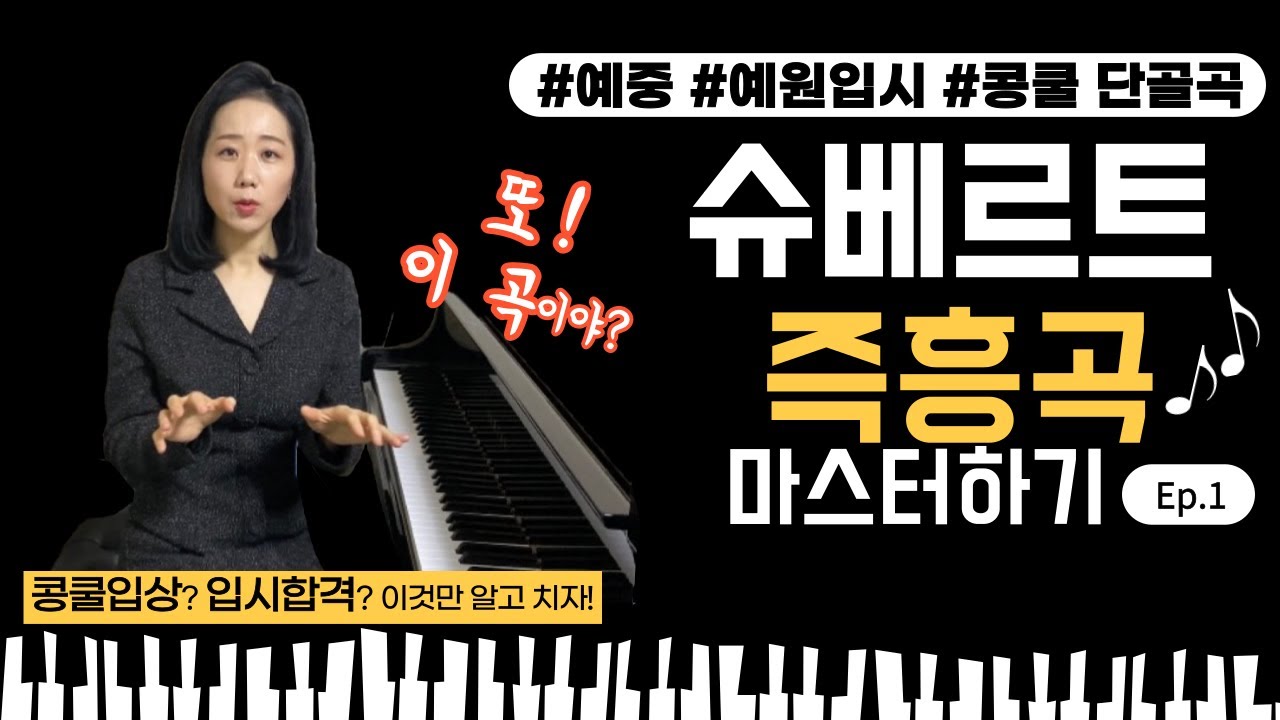 슈베르트 즉흥곡 마스터 Schubert Impromptus Op.90