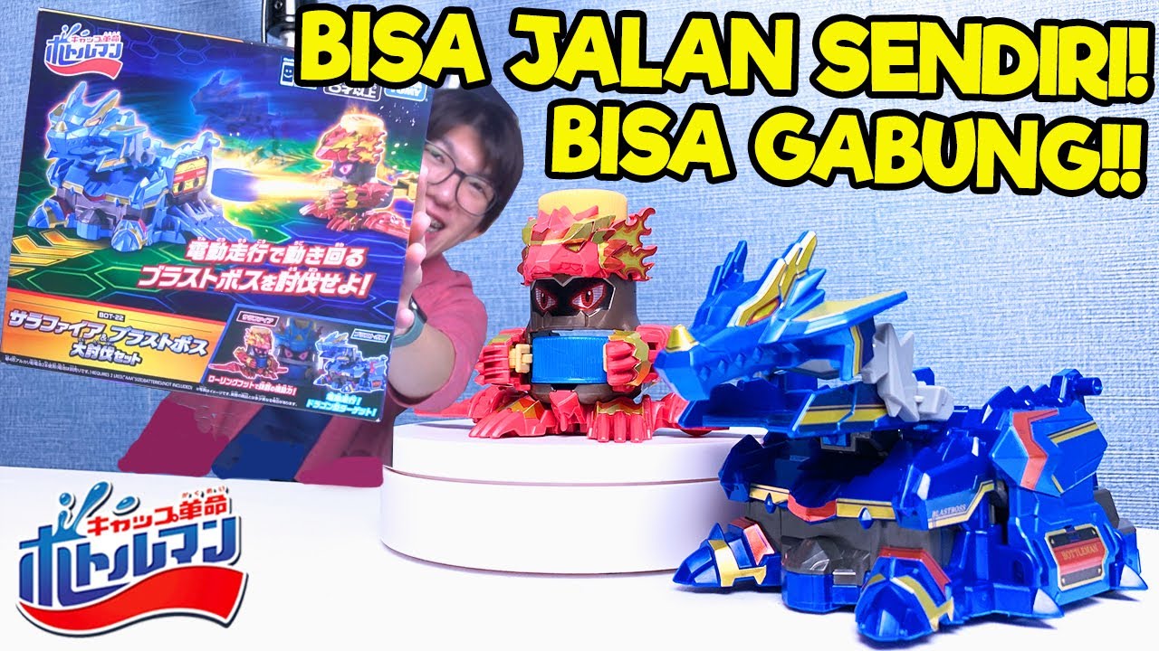 SERU ABIS!! Bottleman Elektronik! Unboxing Salafire & Blast Boss Subjugation Set-Bottleman Indonesia