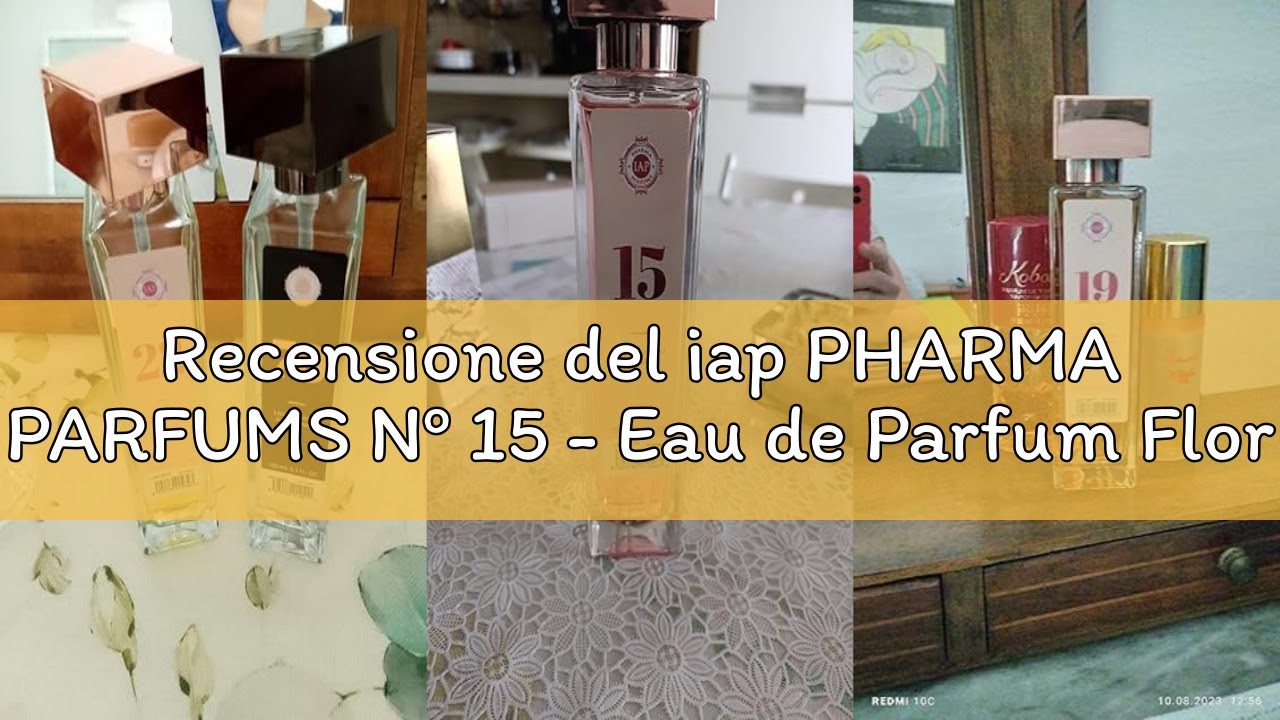 Recensione del iap PHARMA PARFUMS N&ordm; 15 - Eau de Parfum Floreale Spray per Donna, Inceso, 150 Millil