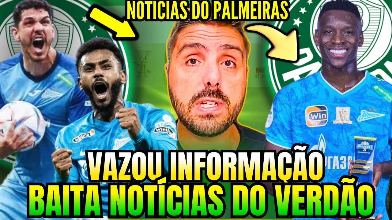 EXCLUSIVO🚨NINO PODE PINTAR NO PALMEIRAS? | FUTURO DE WENDEL, LH E NINO | NOT&Iacute;CIAS DO VERD&Atilde;O