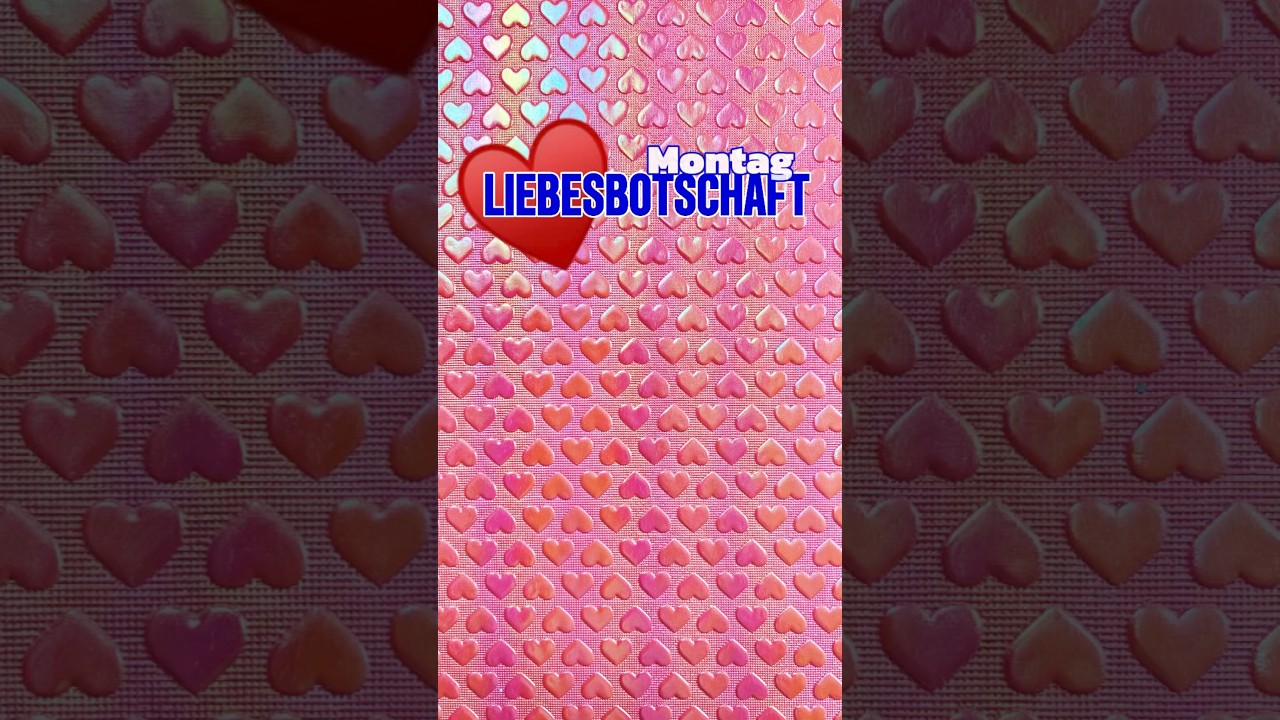 LIEBESBOTSCHAFT MONTAG #liebesorakel #liebesbotschaft #tagesimpuls #tagestarot #tageskarte #liebe