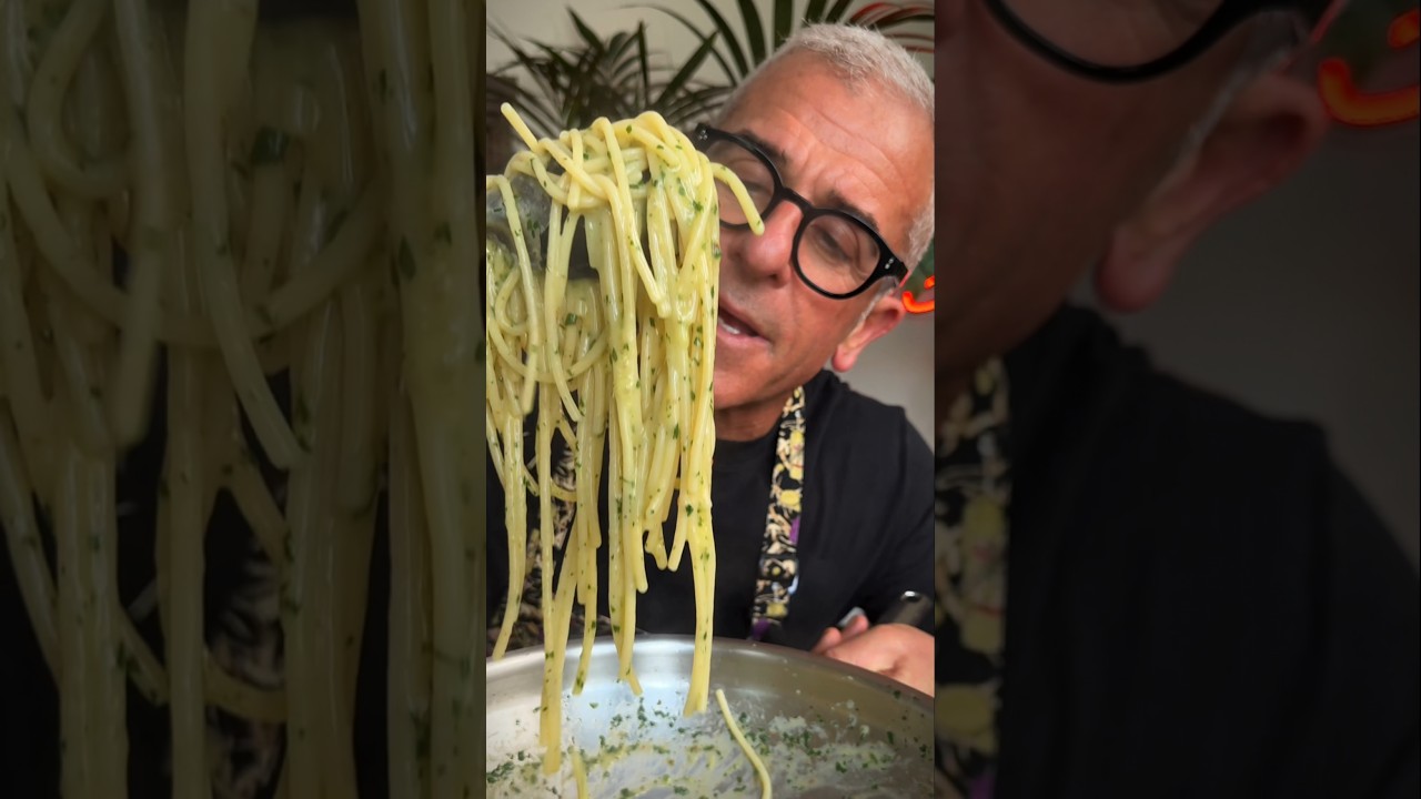 Pasta con bottarga e limone 🐟🍋 #chefmaxmariola