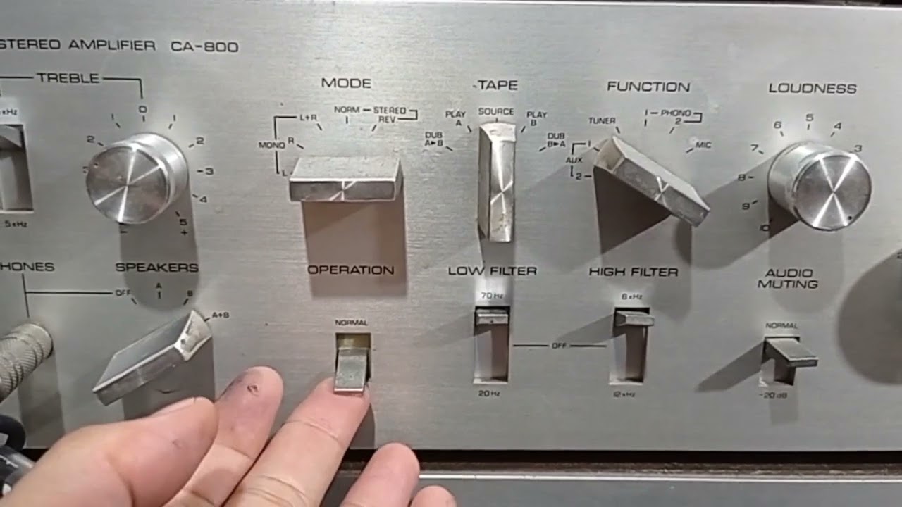 Amplificador integrado Sansui AU-9900 AU-11000 parte 1