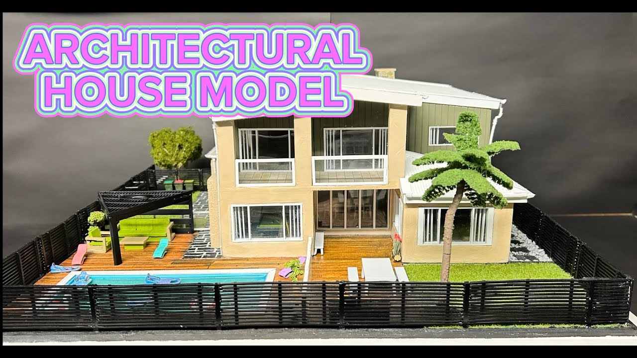 The Sydney Build Expo Home - An Architectural House Model- #architecturalmodel #3d #diy #miniature