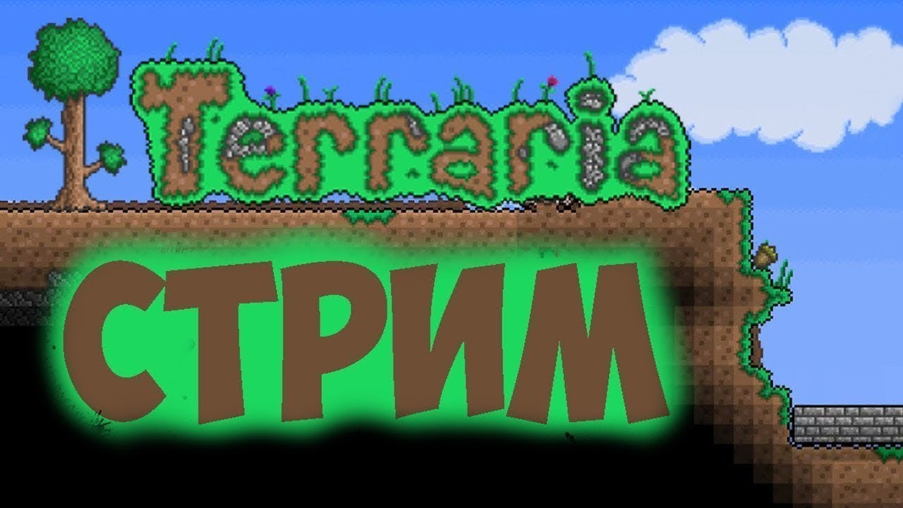 ИДЁТ СТРИМ ПО  ИГРЕ Terraria