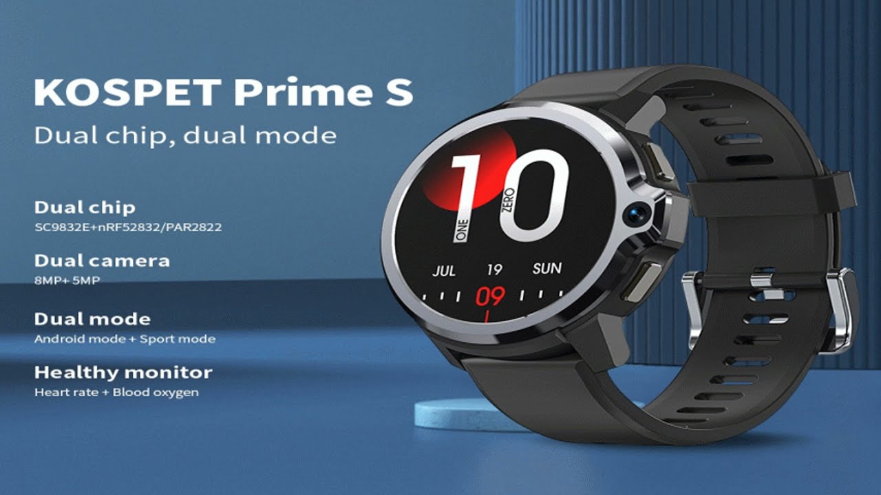 KOSPET Prime S 4G Smartwatch + Best offer buy