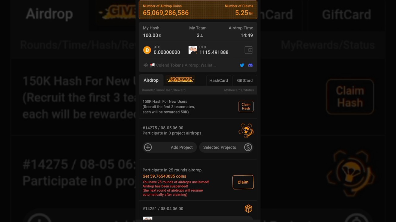 Satoshi App | Claiming Free Coretardio ( CTO )