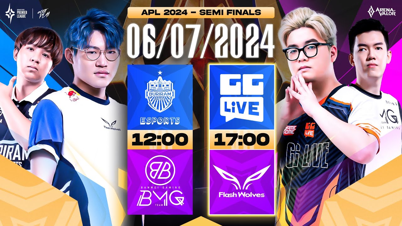 BMG vs BRU | GGL vs FW - VÒNG BÁN KẾT APL 2024 | NGÀY 06/07