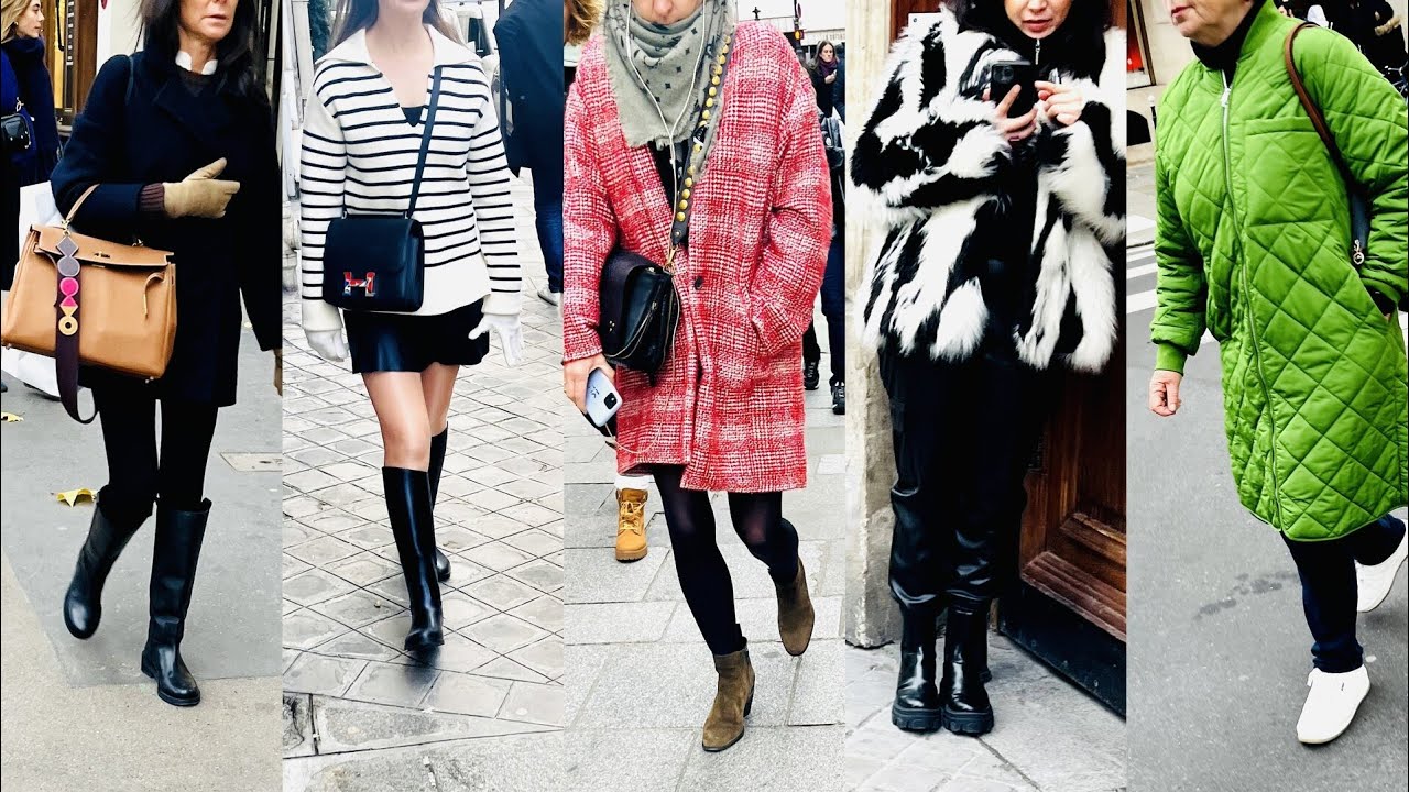 What are rich people wearing around Paris? December /ParisStreet Style/street fashion/Hermés ,Chanel