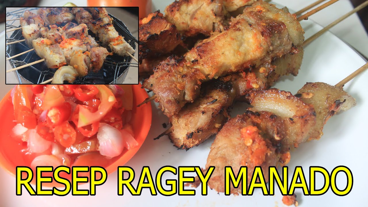 RESEP SATE RAGEY MANADO -  Simpel - Gurih - Nikmat dengan Dabu-dabu
