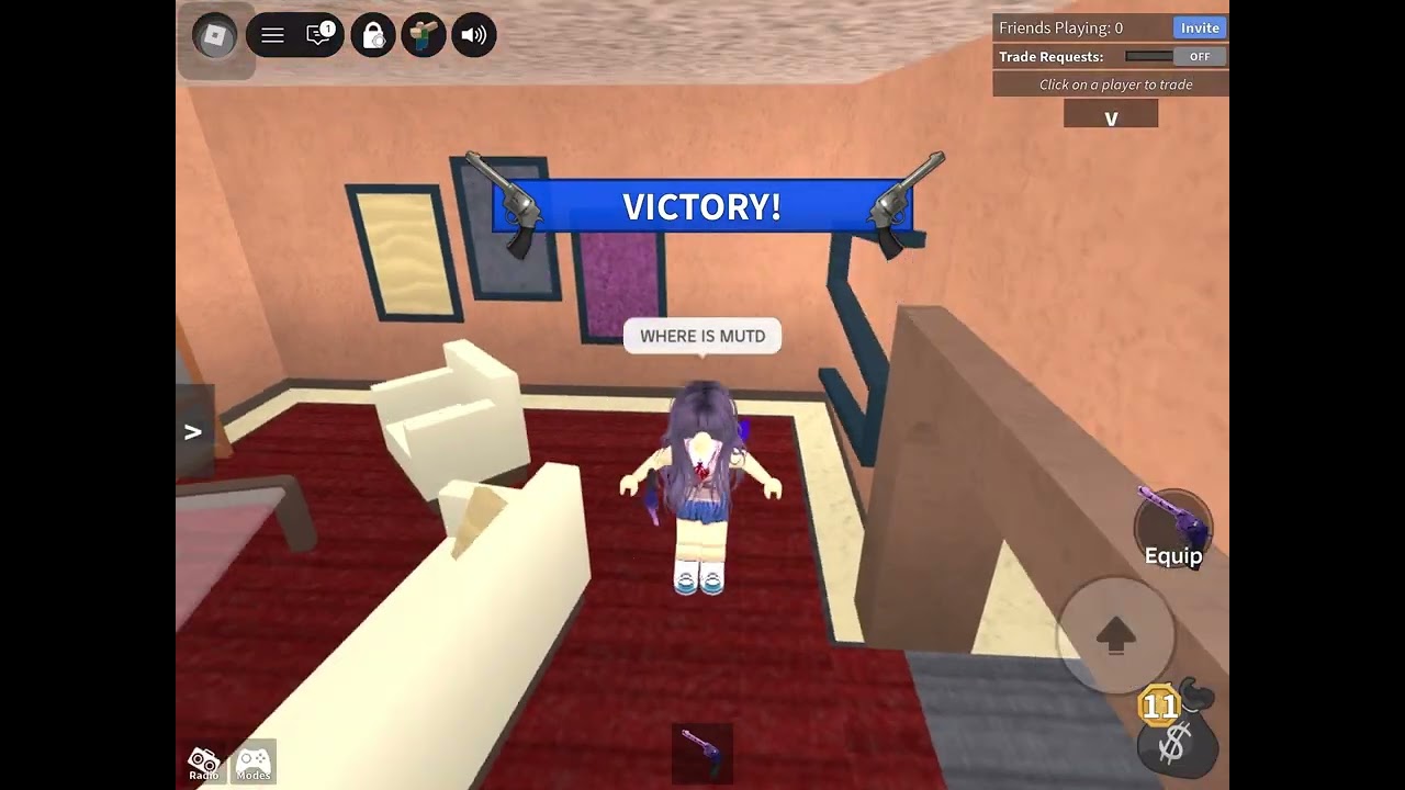 Playing as yuri in mm2