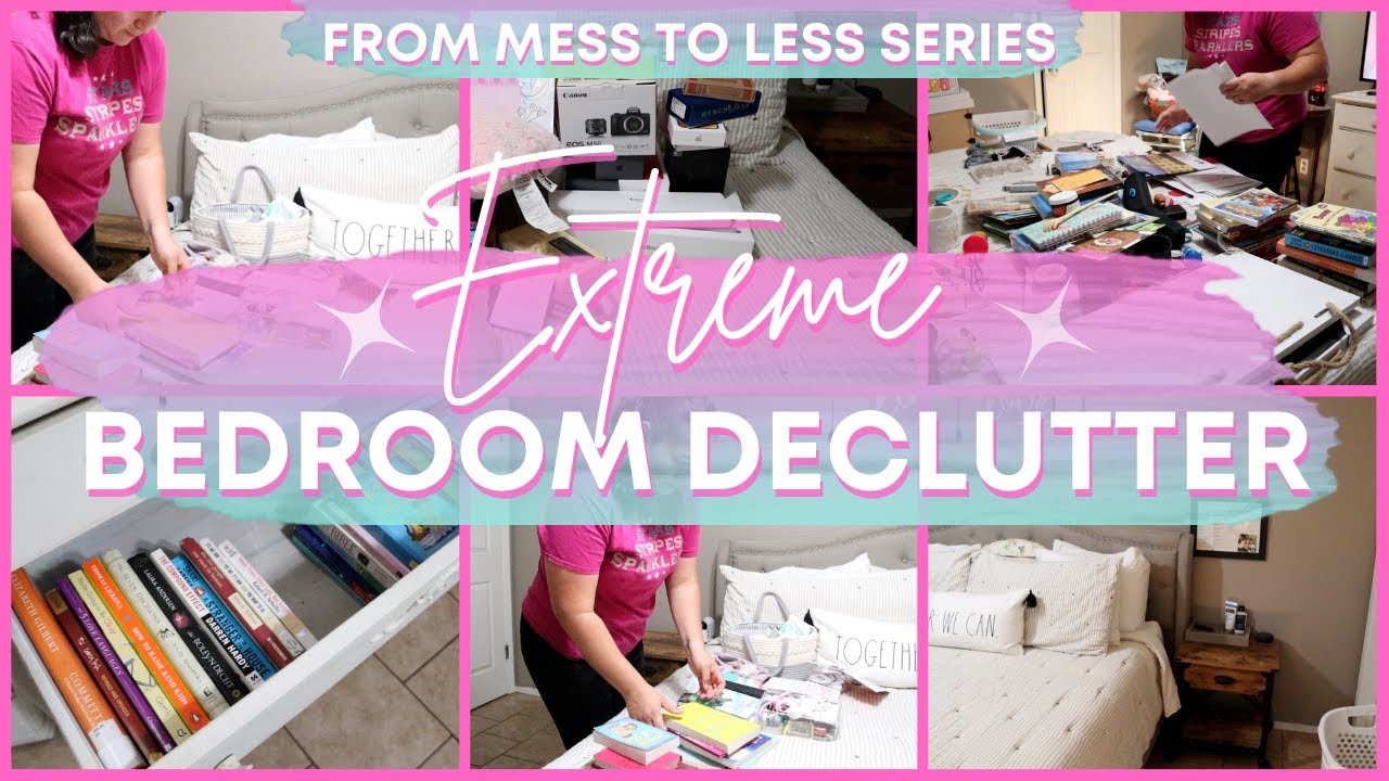 EXTREME MASTER BEDROOM DECLUTTER 2021 | DECLUTTER WITH ME | FROM MESS TO LESS |BLESSED TO BE A MOMMY