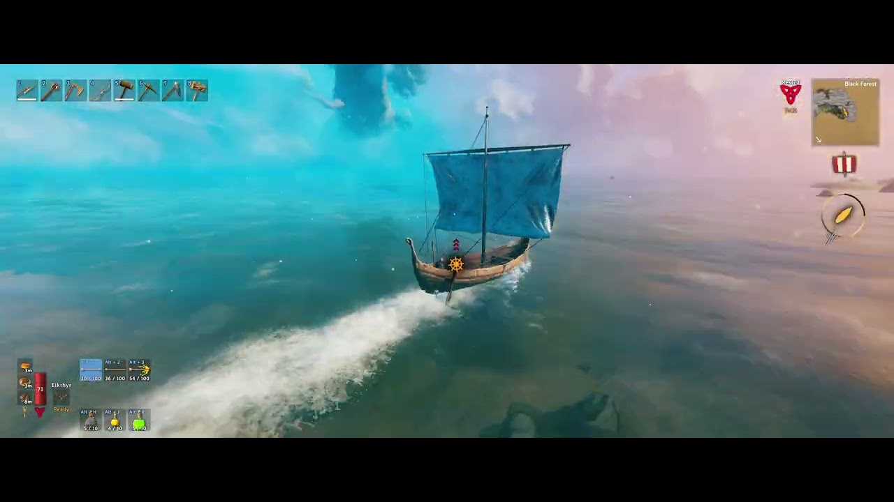 Valheim Longplay No Commentary New PC 3440x1440 'Hardmode' S2E4 Off To Find A New Home