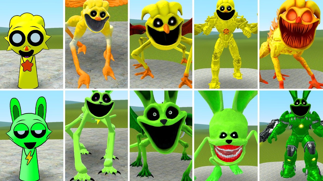 ALL NEW CHICKEN TAPES CURSED 1-5 FAMILY VS ALL ZOOCHOSIS RABBIT TAPES CURSED HORROR ? in Garrysmod!