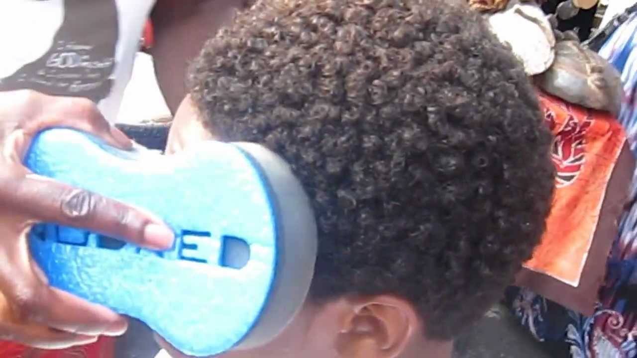 High school football player getting nudred.