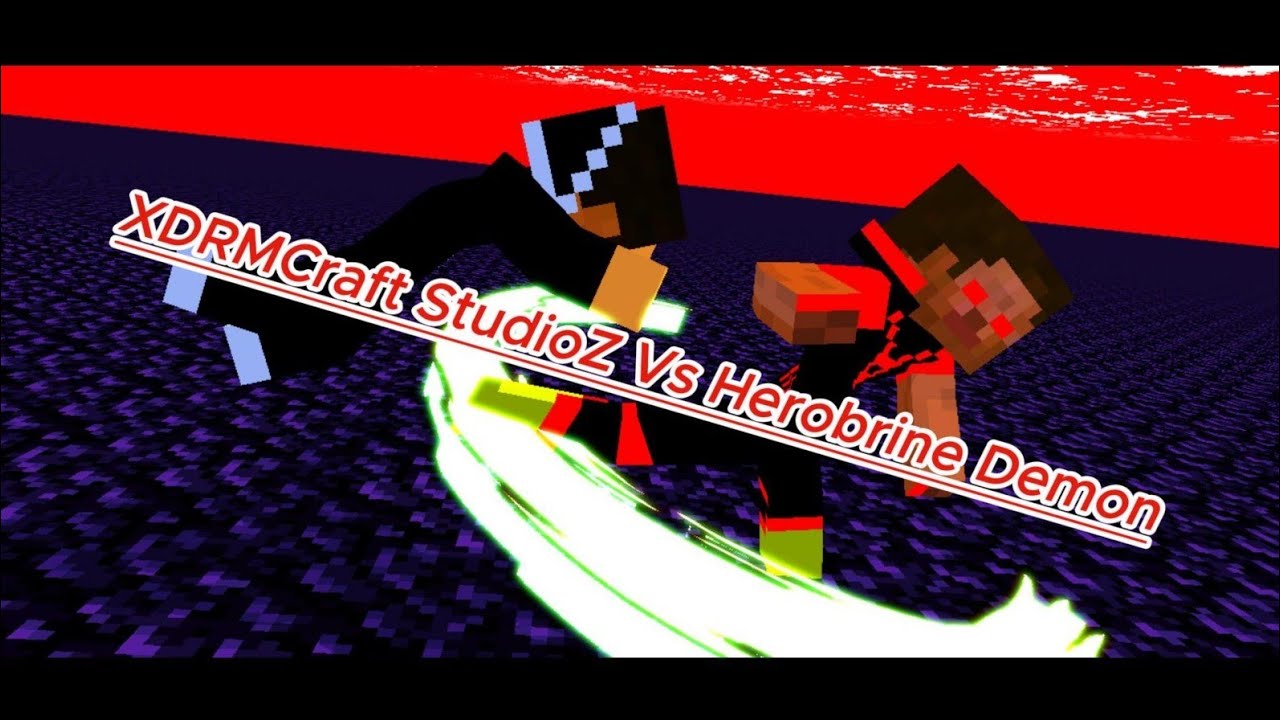 XDRMCraft StudioZ Vs Herobrine Demon - (Minecraft Animation)