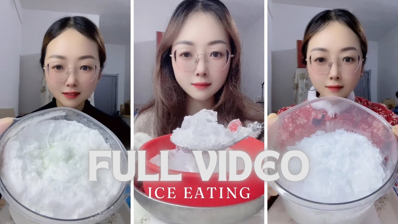 FULL VIDEO | HER CRUSHED ICE / WHITE ICE EATING ASMR