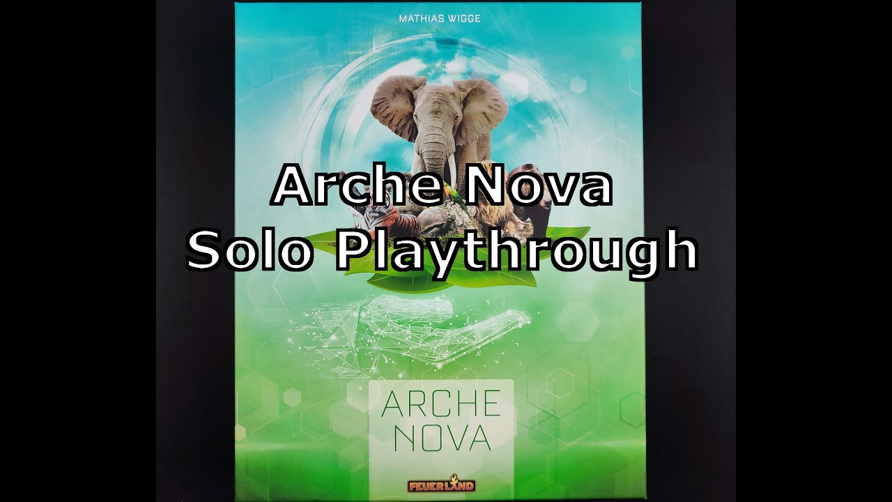 Arche Nova - Solo Playthrough und Regelerklärung - Hanna Solo Modus