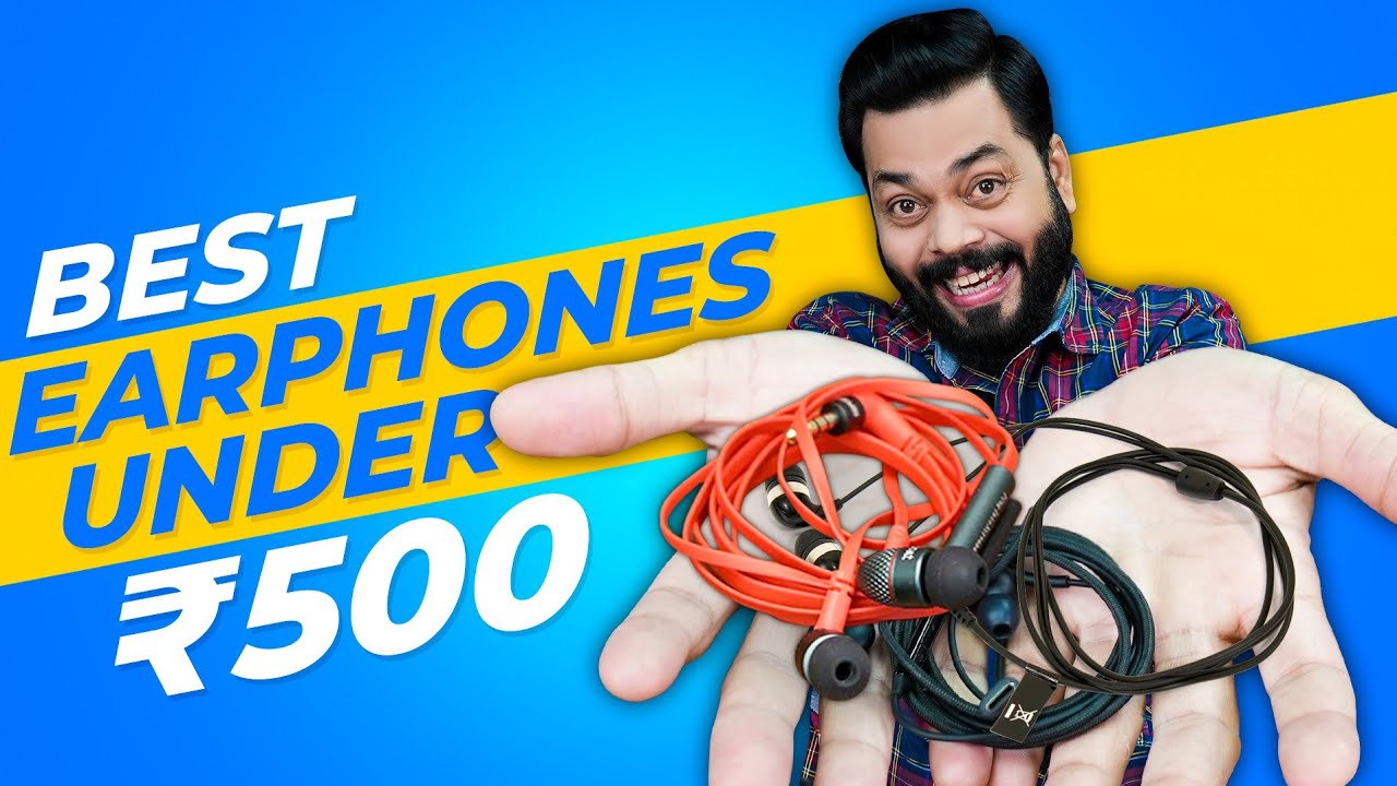 Top 5 Best Earphones Under ₹500 ⚡ सबसे बढ़िया Wired Earphones सिर्फ ₹500 में
