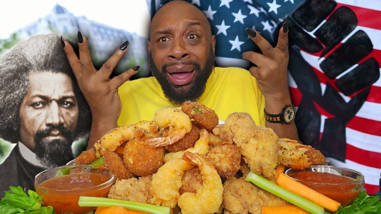 WHERE IS YOUR PRIDE N YOURSELF ??? | FRIED SURF & TURF | MUKBANG | FRIED SEAFOOD