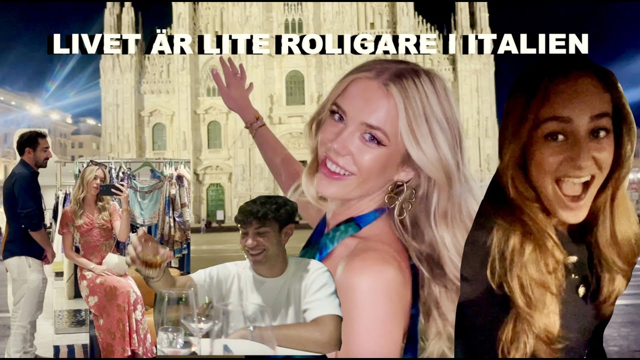 ITALIEN VLOGG - Stor shopping, Milano, dubbel dejt!