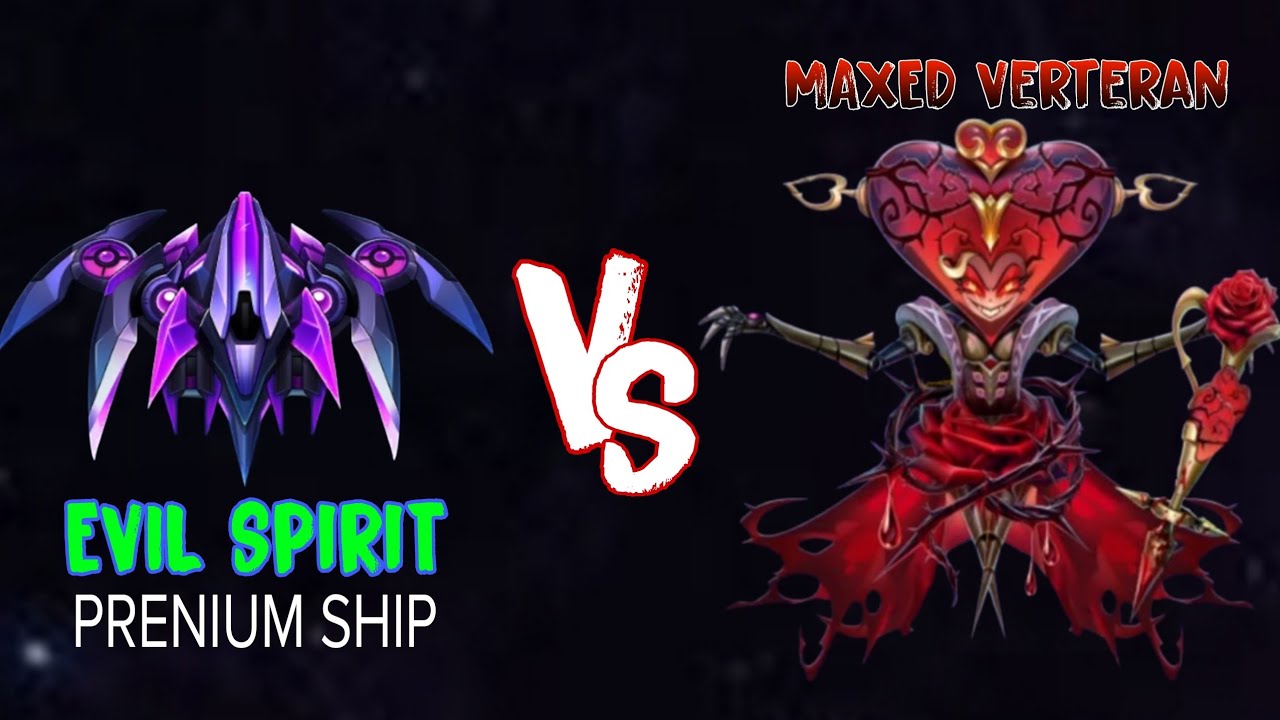 Space shooter Boss event Valentine 2025 vs Prenium SHIP - evil Spirit