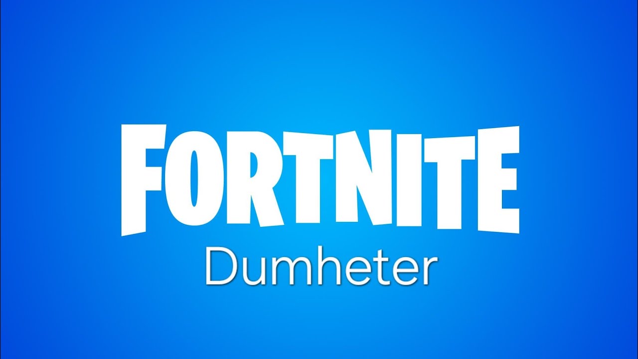 Fortnite Dumheter