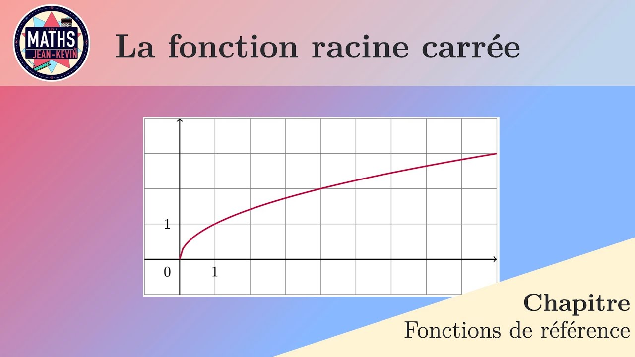 La fonction racine carrée