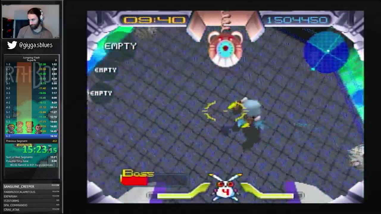 Jumping Flash - Super% RTA 15:43 IGT 7:35 (Part 2)