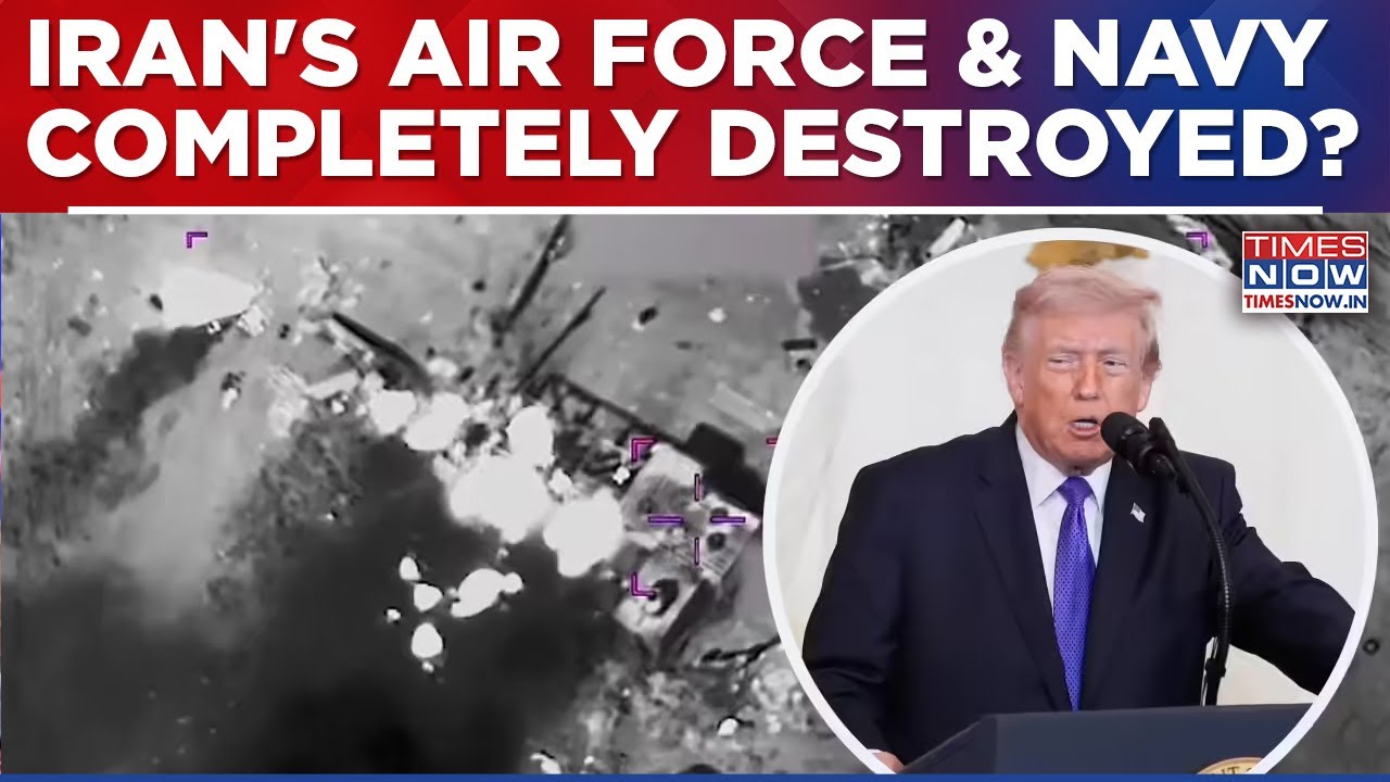 Iran's Navy & Air Force Destroyed? Trump Makes Huge Claim On Day 5 Of US-Israel & Iran Conflict